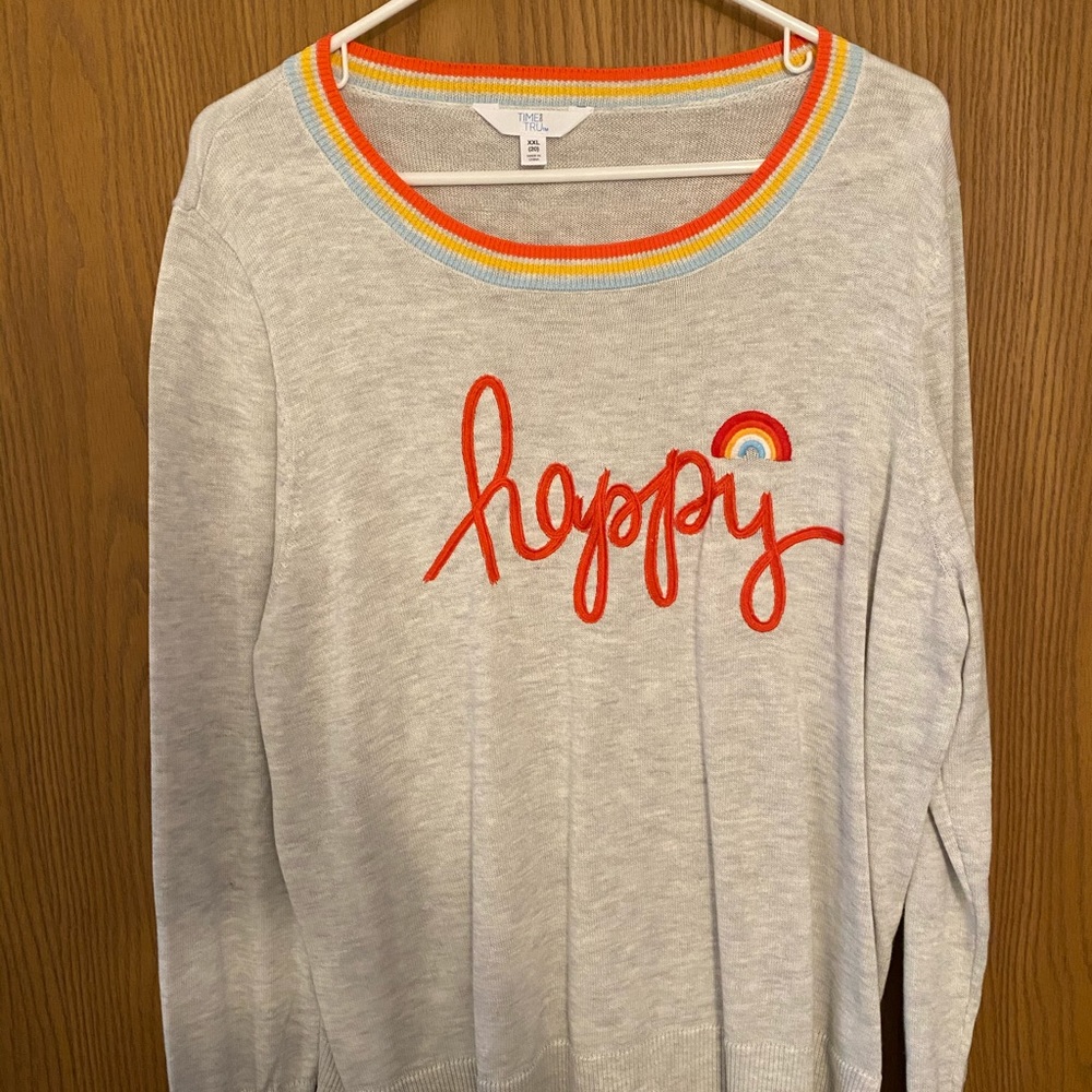 Happy rainbow sweater